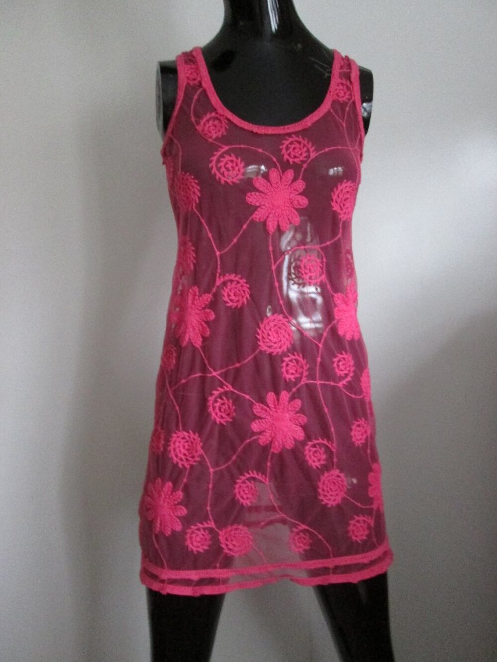 NWT Letarte Hand Made Mesh Tunic Cover-Up